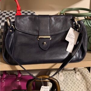 Vintage Y2K Marc Jacobs Dark Navy Angie Bag NWT Deadstock Calf Leather